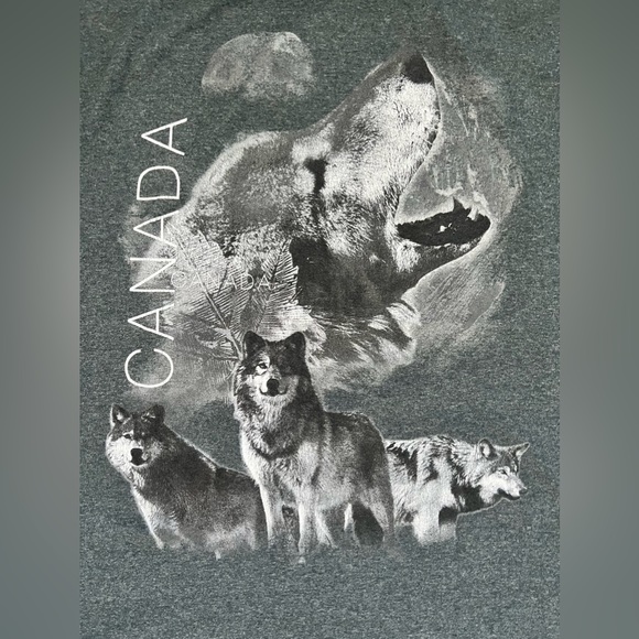 Canadian Wolfpack Wolves Graphic Shirt Montreal Canada Men Size 2XL - Picture 2 of 8